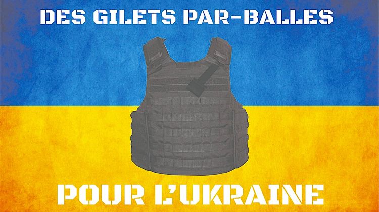 GILET SOLIDAIRE – La police municipale de Biscarosse avec l'Ukraine
